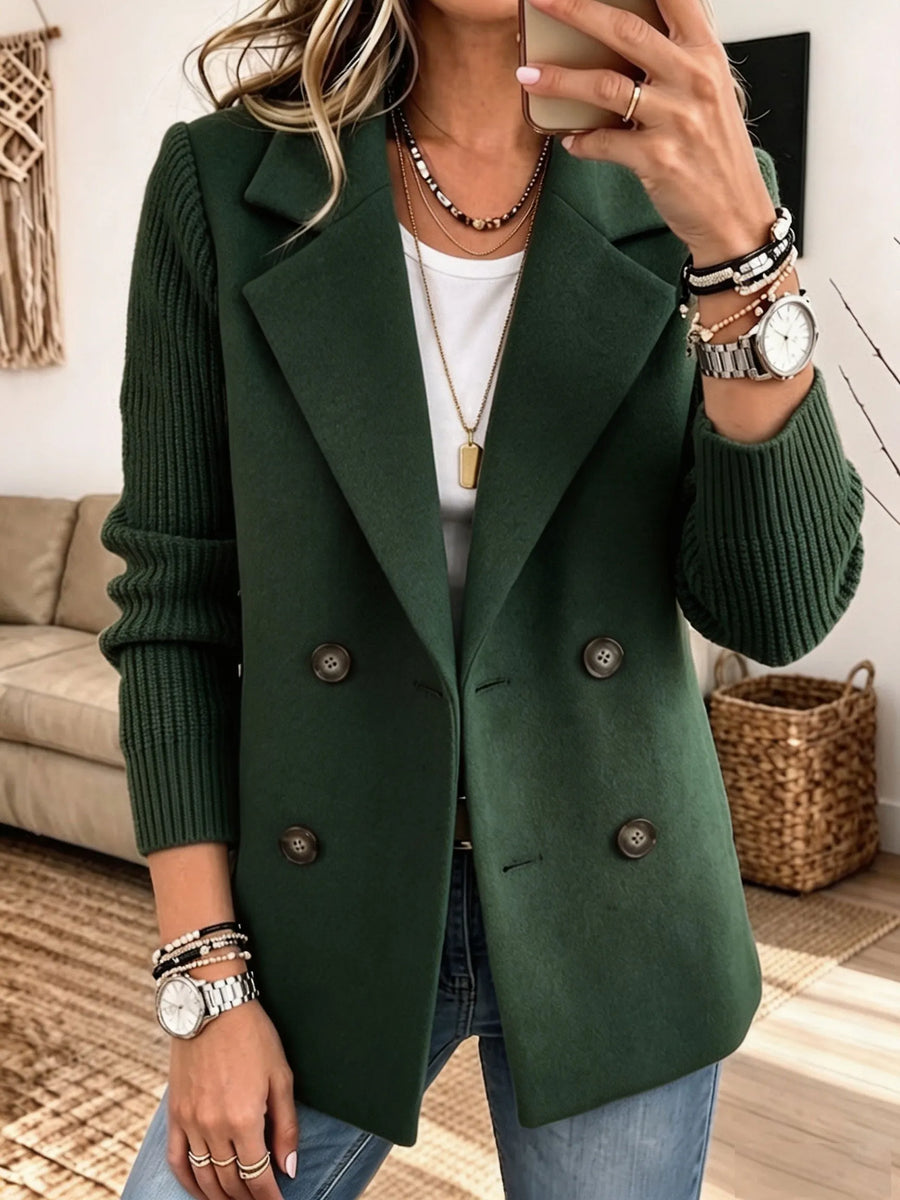 Varga | Casaco elegante com mangas de malha