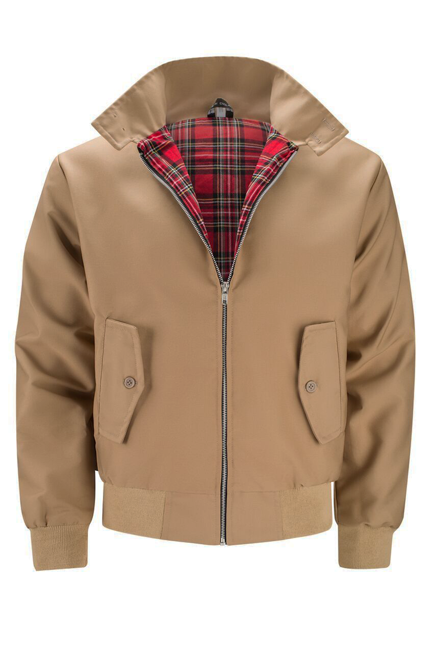 Varga | Blouson Harrington à doublure à carreaux