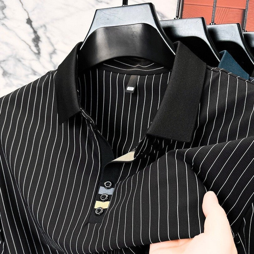 Varga | Elegantné pruhované polo tričko