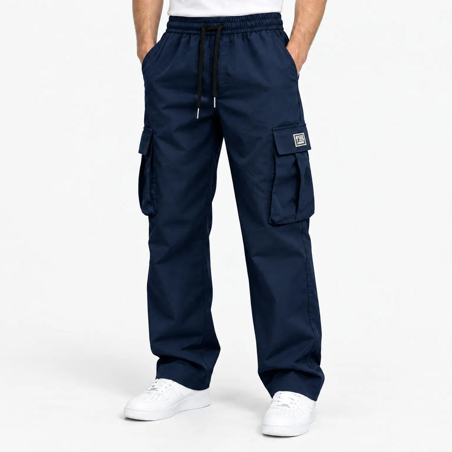 Varga | Pantalon cargo homme | Coupe ample à nombreuses poches | 1+1 OFFERT