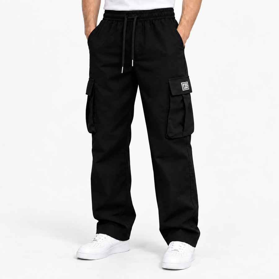 Varga | Pantalon cargo homme | Coupe ample à nombreuses poches | 1+1 OFFERT