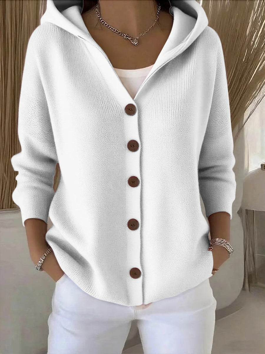 Varga | Zip-Up Hooded Cardigan