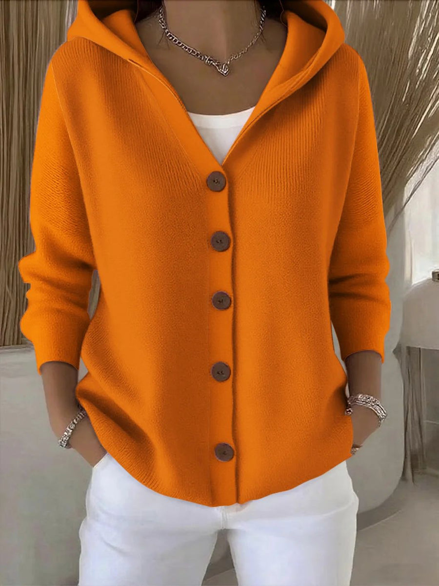 Varga | Zip-Up Hooded Cardigan