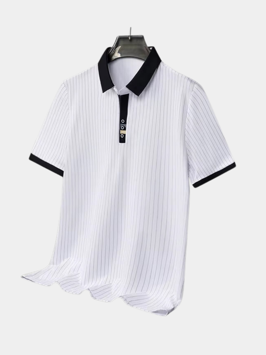 Varga | Elegantné pruhované polo tričko