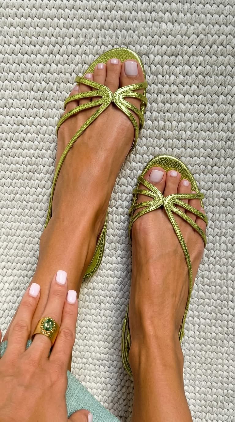 Varga | Zlaté sandále letnej elegancie