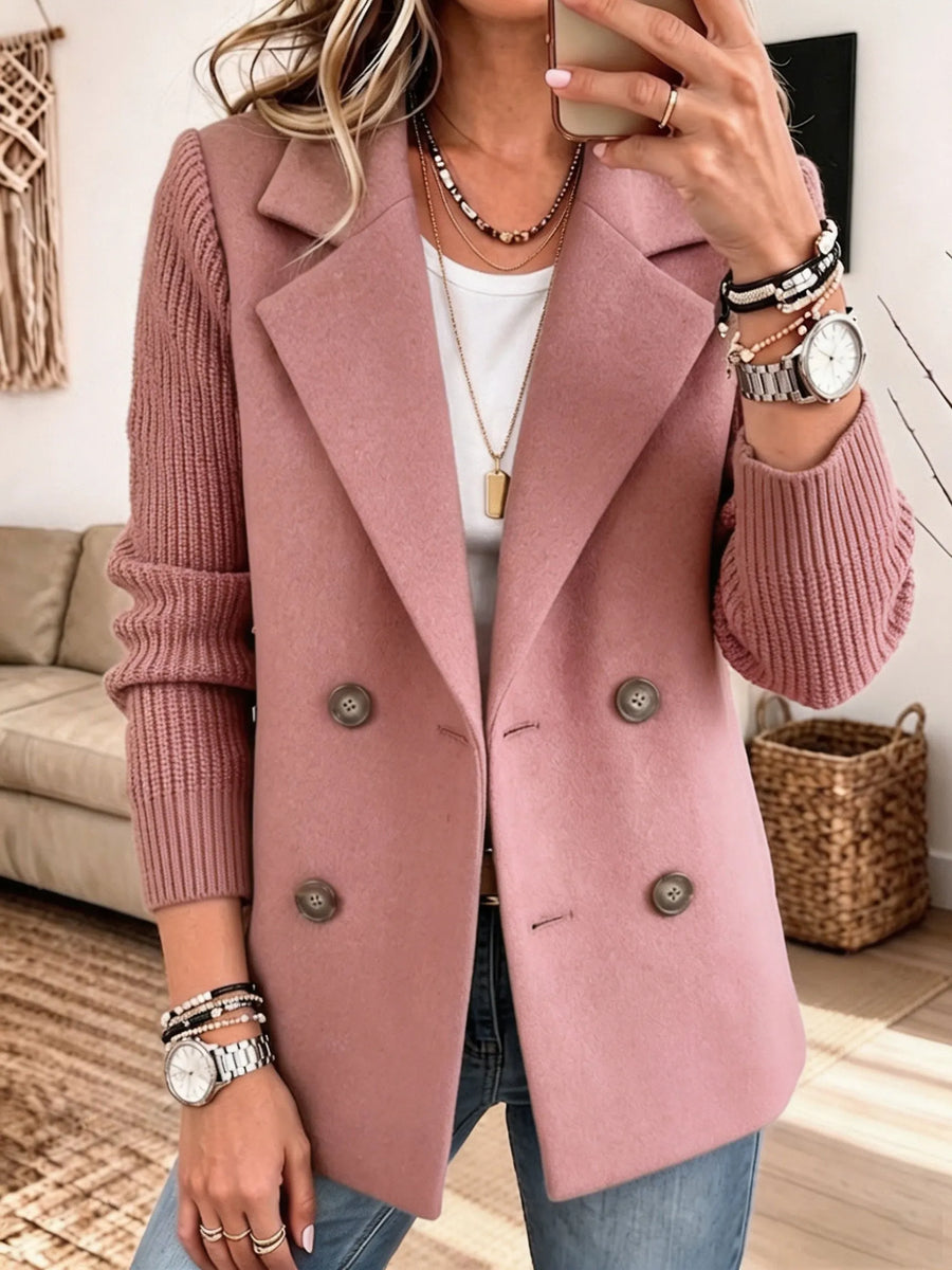 Varga | Casaco elegante com mangas de malha