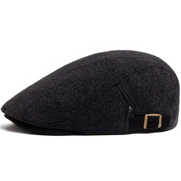 Varga | Herringbone Wool Driver's Cap