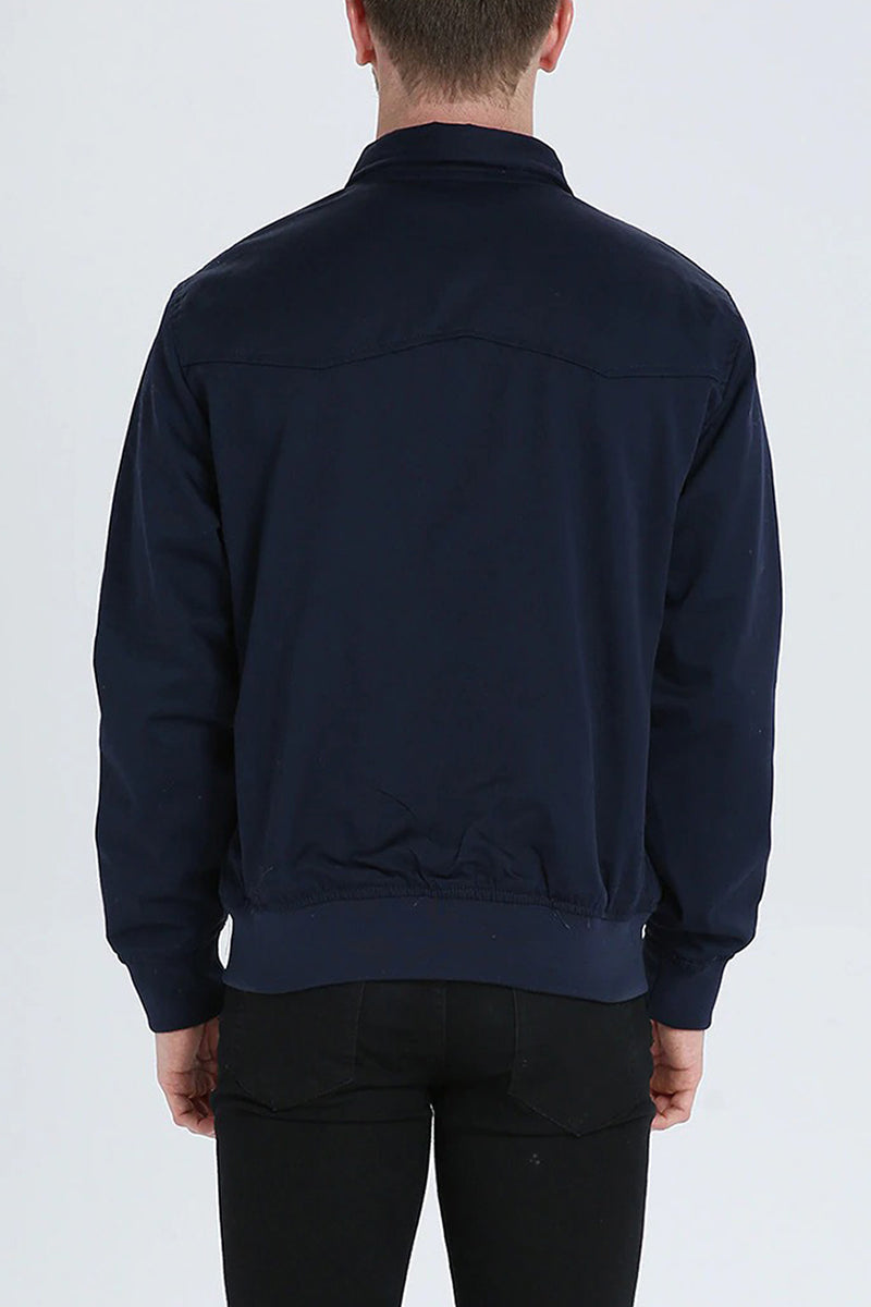 Varga | Harrington Jacket with Plaid Lining