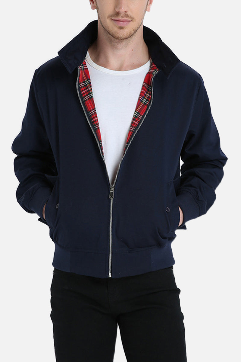 Varga | Blouson Harrington à doublure à carreaux