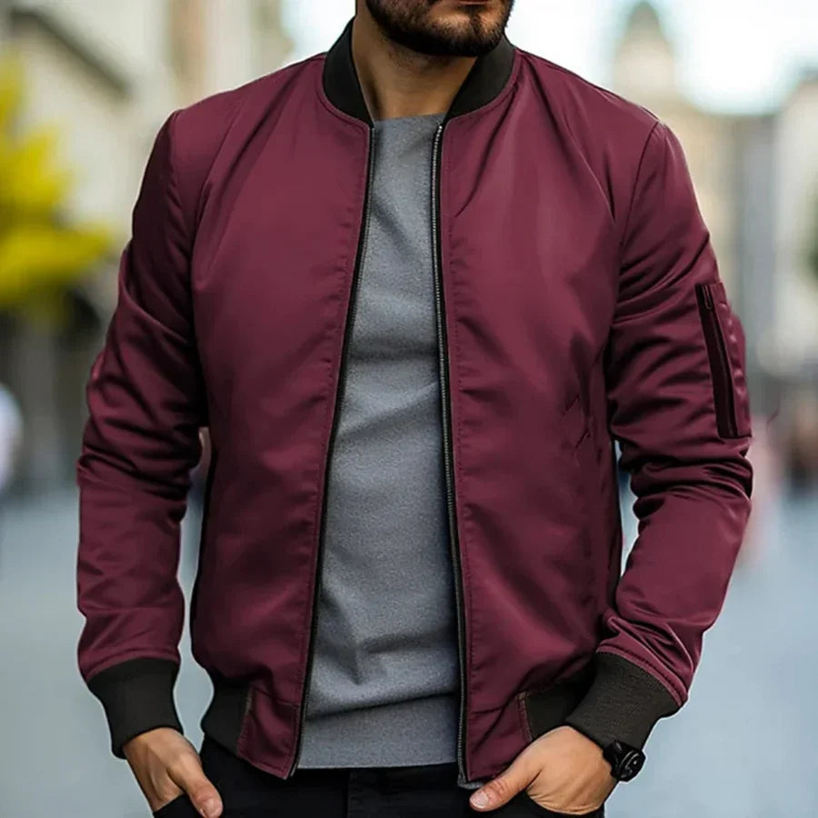 Varga | Elegant Classic Bomber Jacket