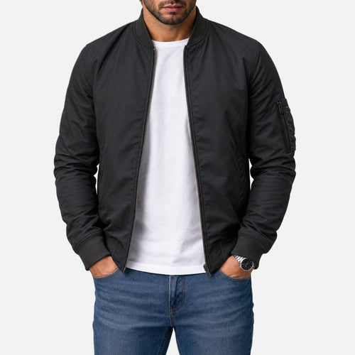 Varga | Elegant Classic Bomber Jacket | opening-photo-gray