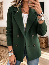 Varga | Casaco elegante com mangas de malha