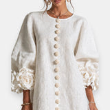 Varga | Embossed Floral Dress