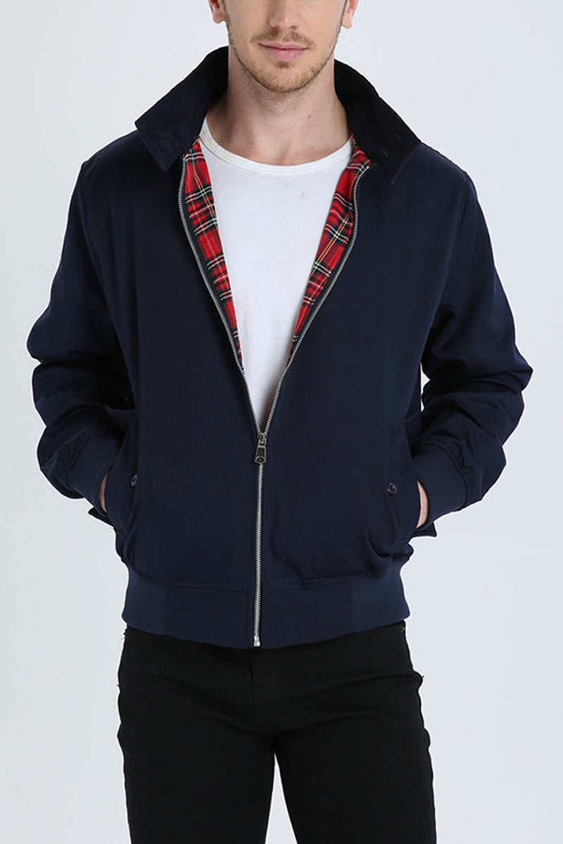 Varga | Blouson Harrington à doublure à carreaux