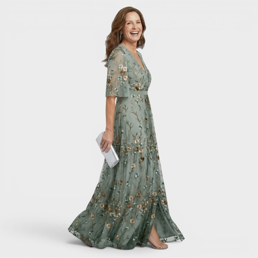 Varga | Vestido maxi halter fluido elegante pre ženy