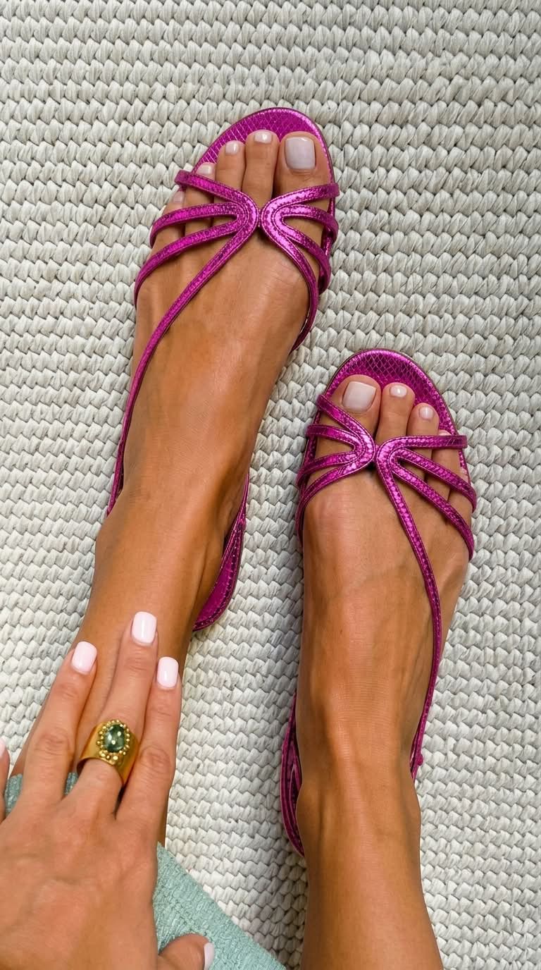 Varga | Zlaté sandále letnej elegancie
