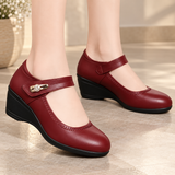 Varga | Orthopedic Leather Wedge Sandals