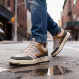 Varga | Baskets en cuir à lacets pour homme