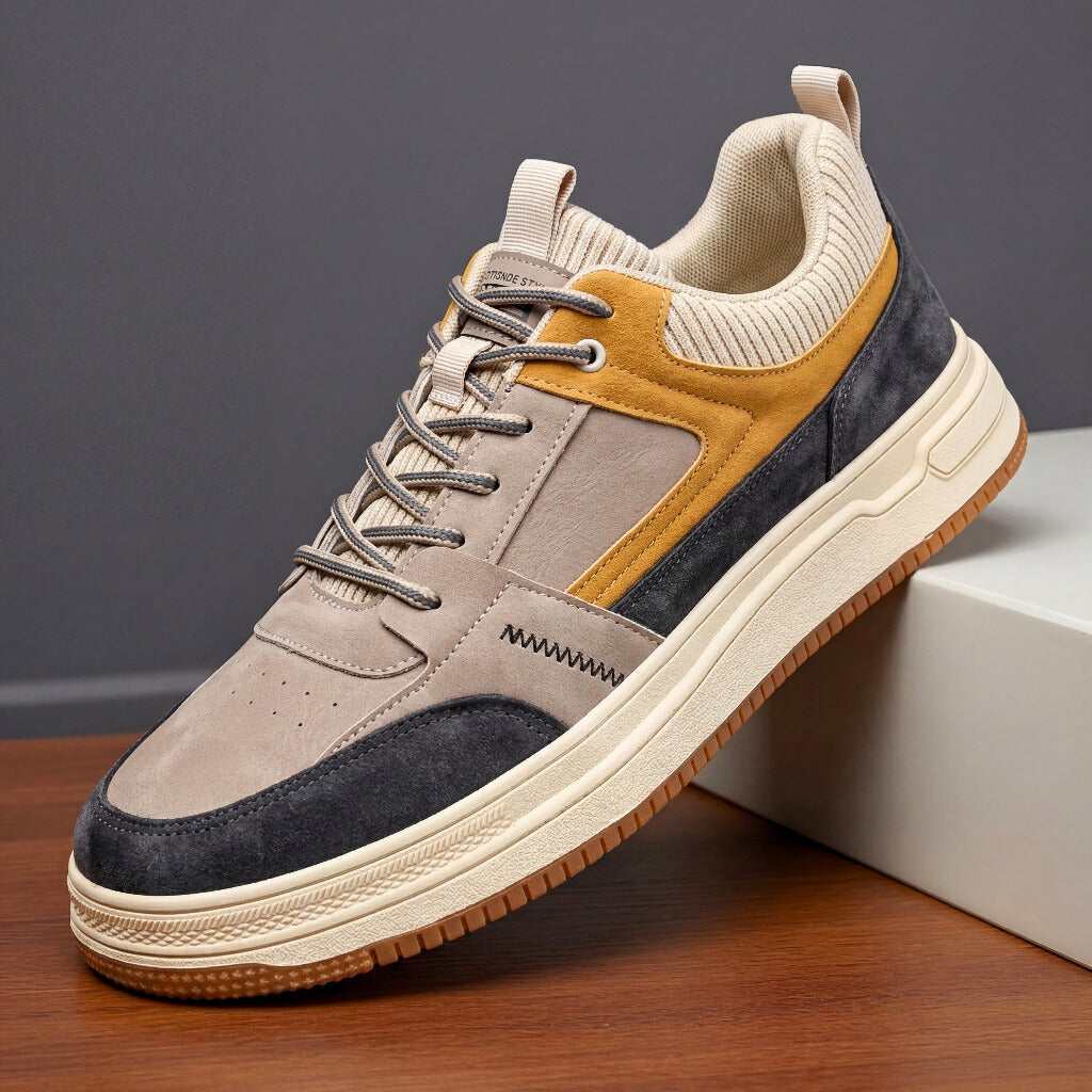 Varga | Baskets en cuir à lacets pour homme