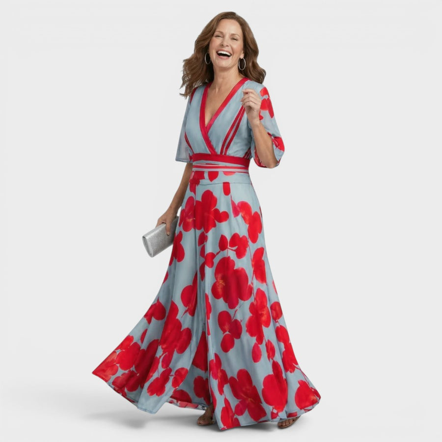 Varga | Vestido maxi halter fluido elegante pre ženy