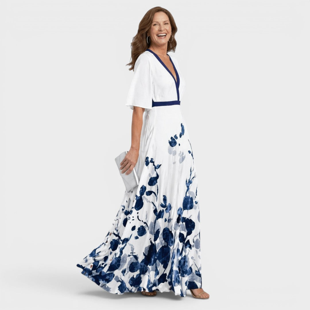Varga | Vestido maxi halter fluido elegante pre ženy