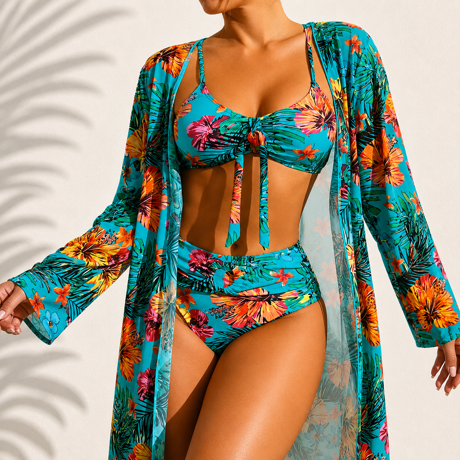 Varga | Elegantné trojdielne tropické bikiny Marie
