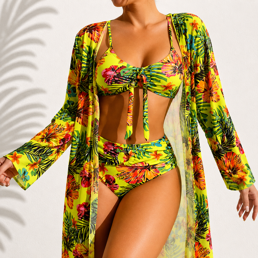 Varga | Elegantné trojdielne tropické bikiny Marie