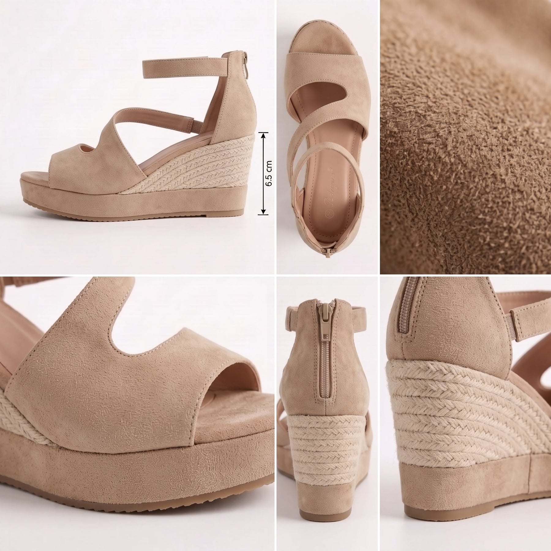 Varga | Espadrilky na klinovom podpätku so zapínaním pre ženy