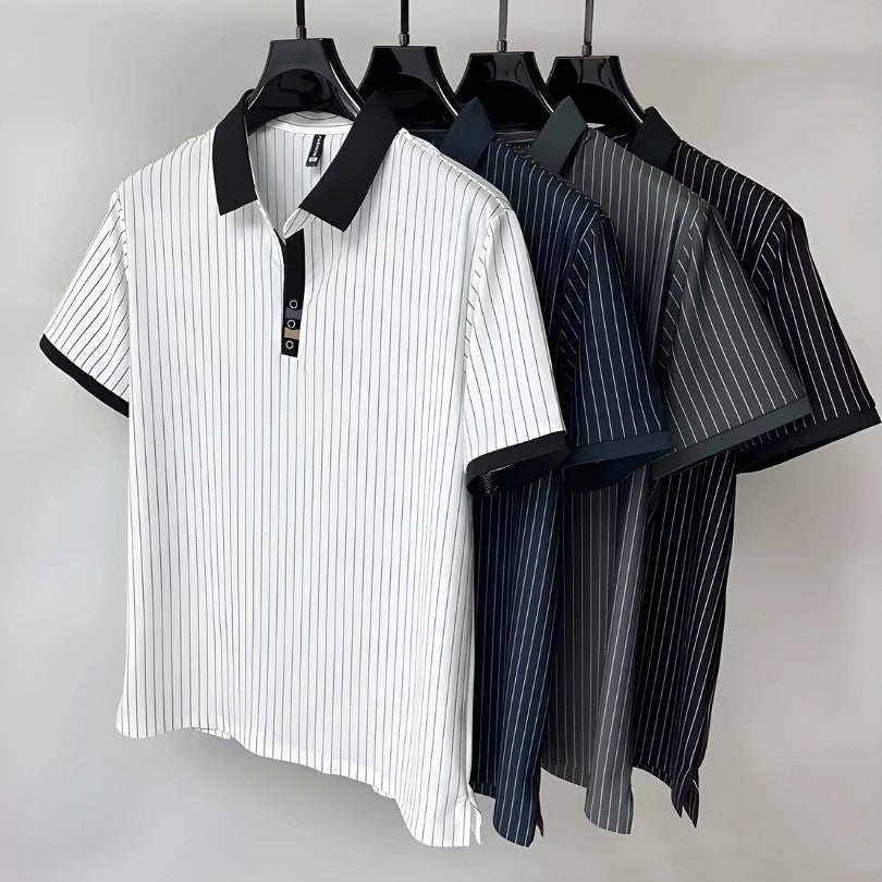 Varga | Elegantné pruhované polo tričko