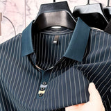 Varga | Elegantné pruhované polo tričko