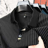 Varga | Elegantné pruhované polo tričko