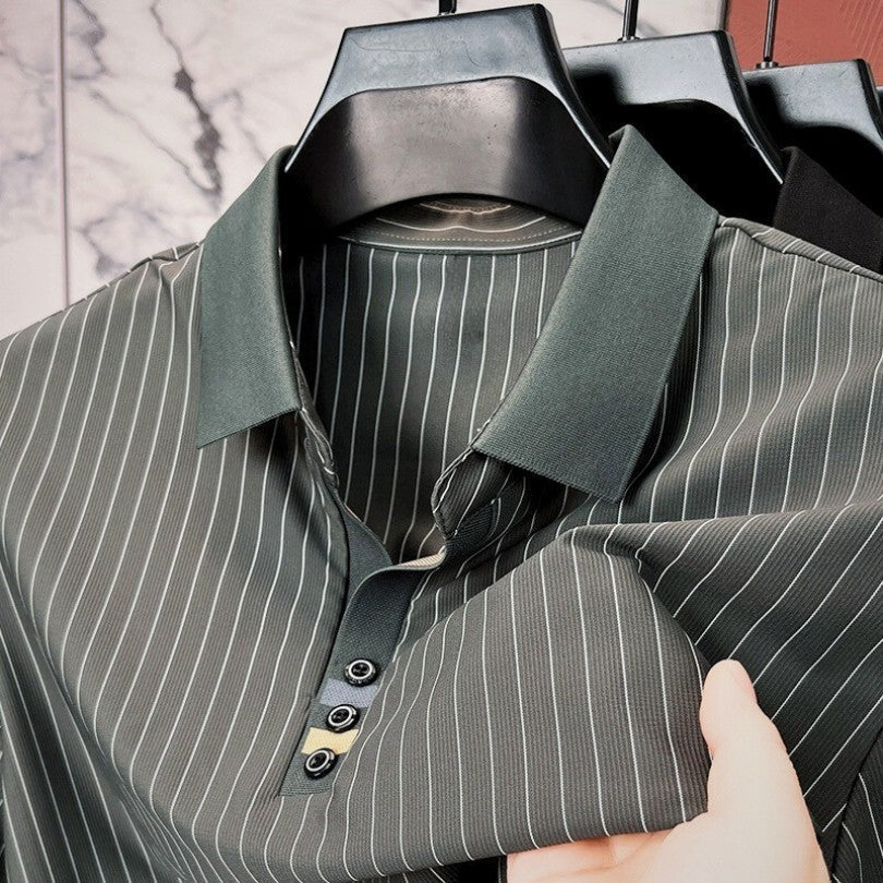 Varga | Elegantné pruhované polo tričko