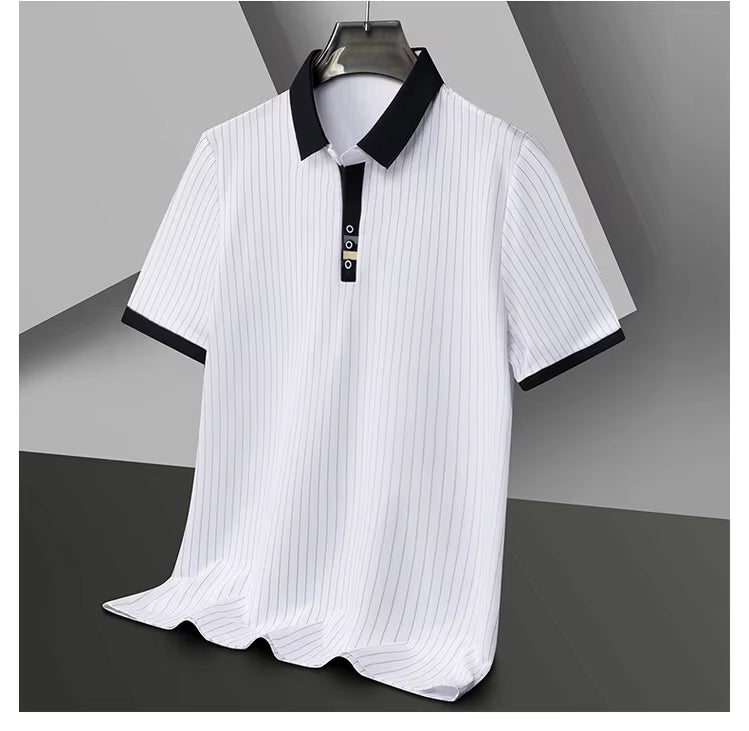 Varga | Elegantné pruhované polo tričko