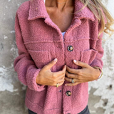 Varga | Veste en fausse fourrure douce avec boutons