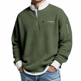 Varga | Pull gaufré à demi-zip court