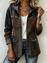 Varga | Patchwork Hooded Jacket