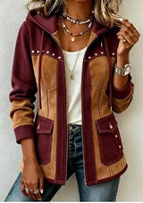 Varga | Patchwork Hooded Jacket