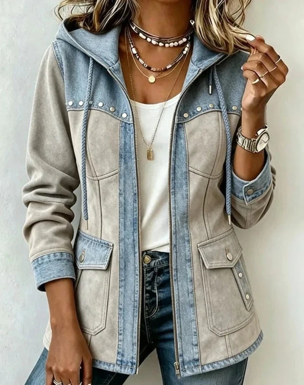 Varga | Patchwork Hooded Jacket
