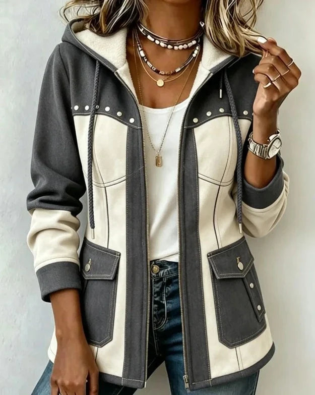 Varga | Patchwork Hooded Jacket