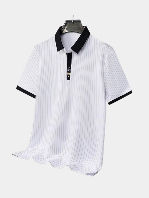 Varga | Elegantné pruhované polo tričko