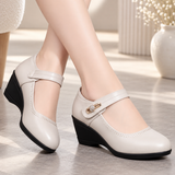 Varga | Orthopedic Leather Wedge Sandals