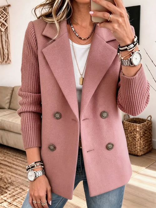 Varga | Saco elegante con mangas de punto