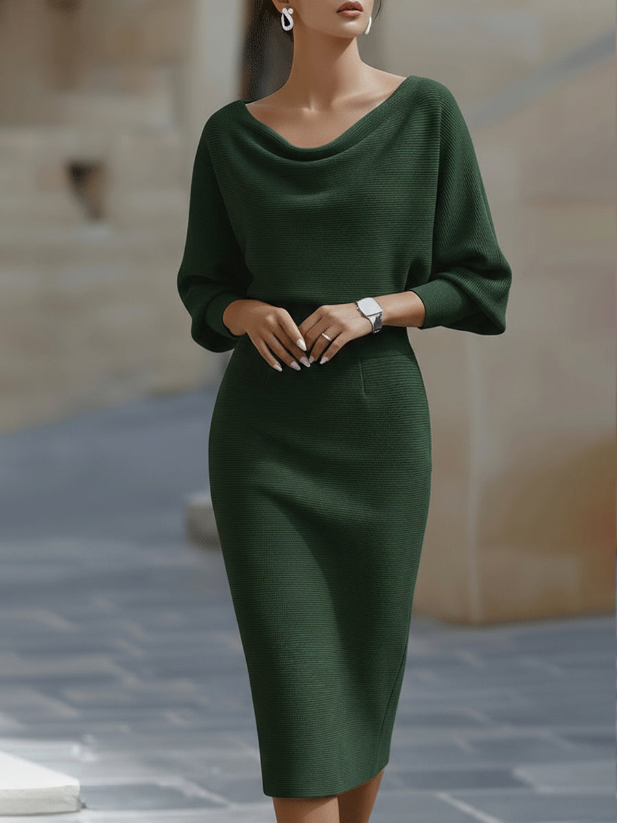 Varga | Elegantné midi šaty s drapovaním