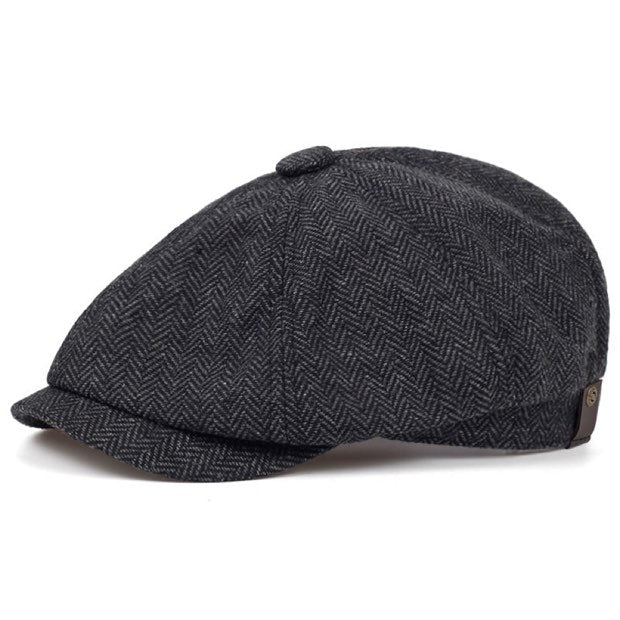 Varga | Casquette en laine à motif pied-de-poule