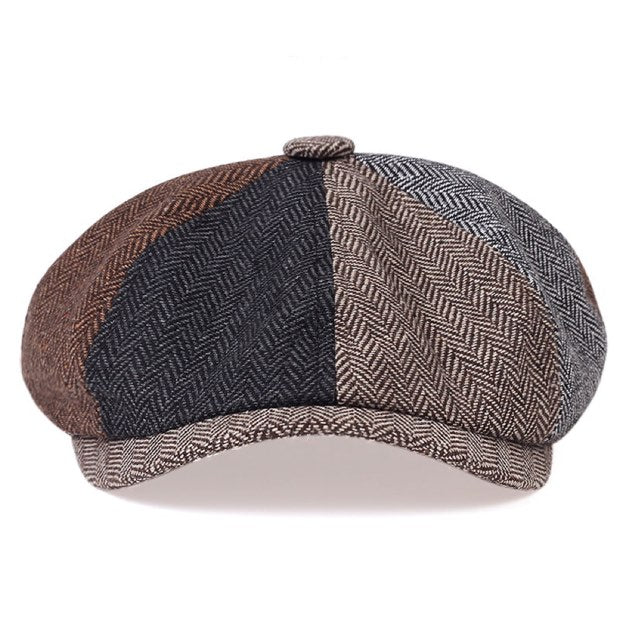 Varga | Casquette en laine à motif pied-de-poule