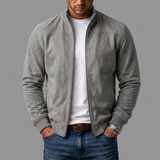 Varga | Blouson bomber en cuir retourné
