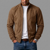 Varga | Blouson bomber en cuir retourné