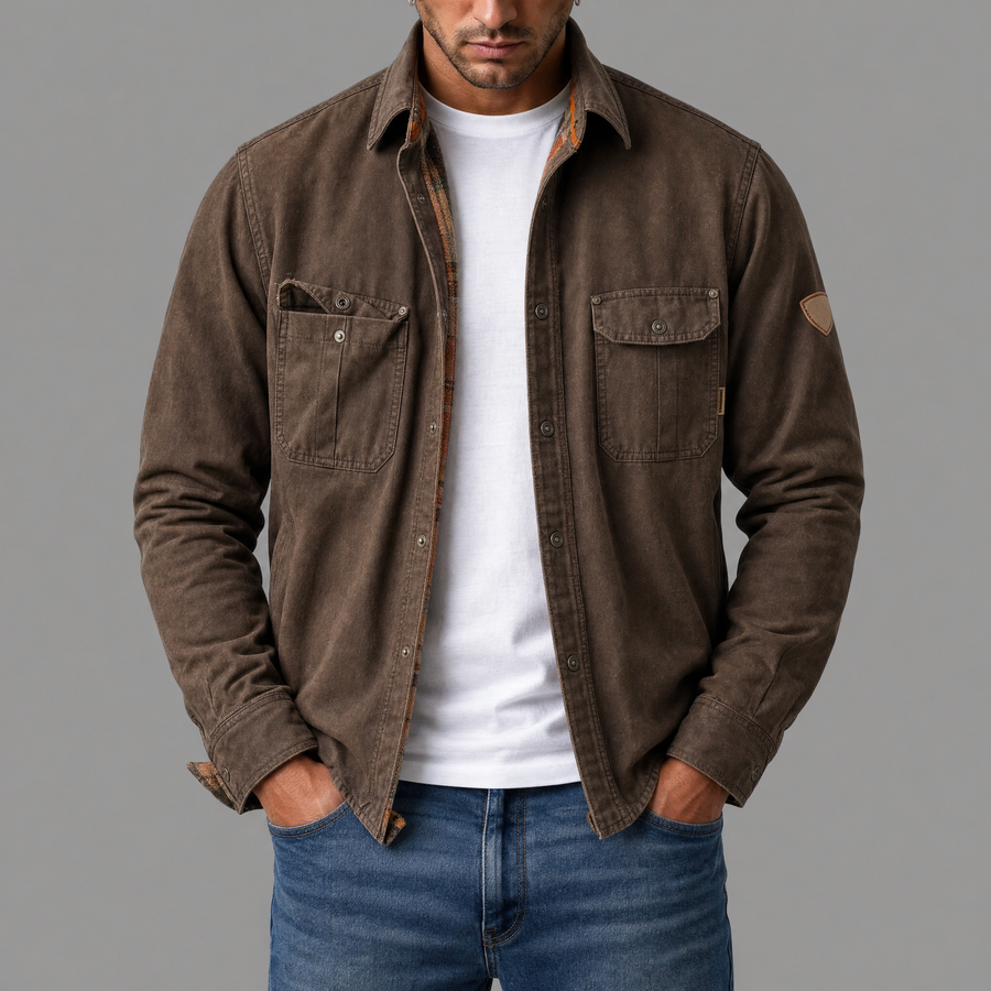 Varga | Vintage Cotton Jacket | opening-photo-gray