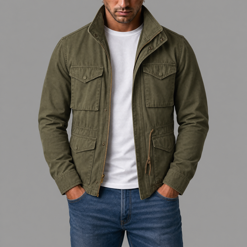 Varga | M-65 Military Jacket | opening-photo-gray
