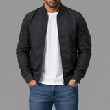 Varga | Elegantní klasická bomber bunda | openingsfoto-grijs